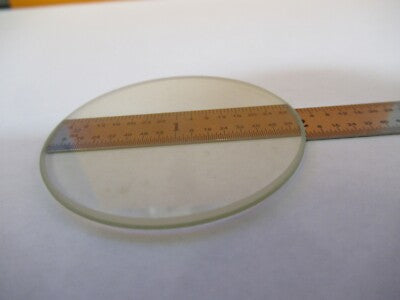 OPTICAL ROUND BEVELED HEAT ABSORB FILTER OPTICS AS PICTURED &27-B-15