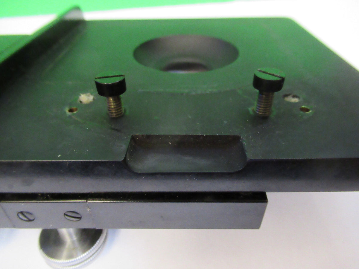 BAUSCH LOMB VINTAGE STAGE TABLE XY MICROSCOPE PART AS PICTURED &H9-C-01