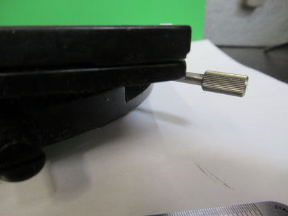 WILD M20 SWISS STAGE TABLE MICROMETER MICROSCOPE PART OPTICS AS PICTURED R8-A-58