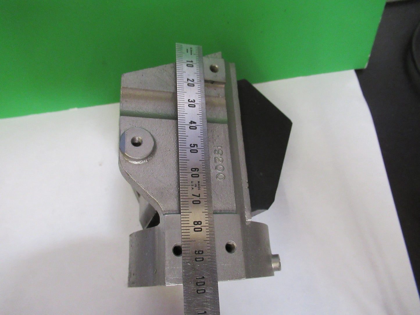 HUGE OPTICAL GLASS PRISM BEAM SPLITTER MIL SPEC HEAVY OPTICS AS PICTURED W3-C-31