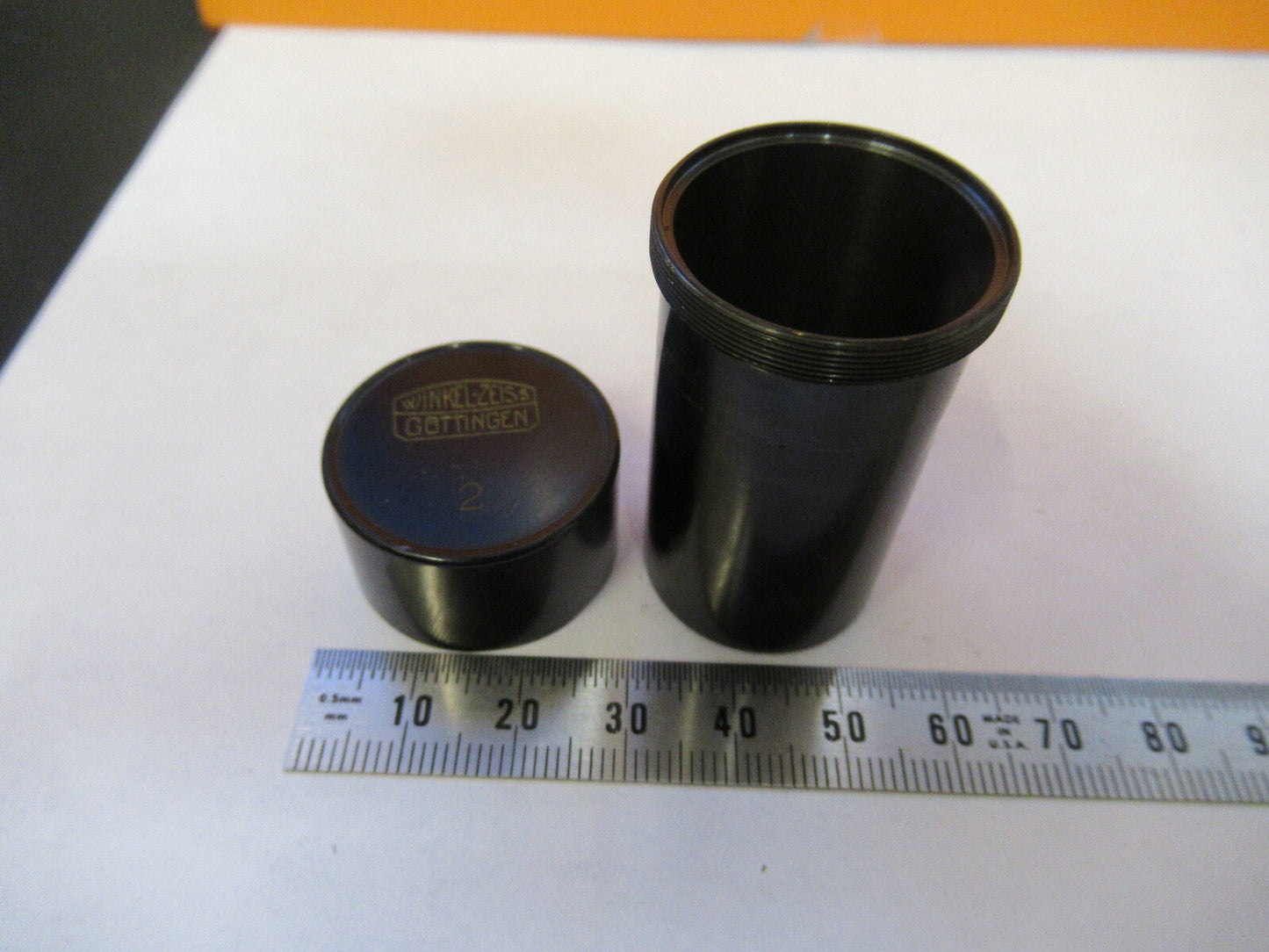 Empty Objective Can Winkel Carl Zeiss AG Gottingen Microscope Part