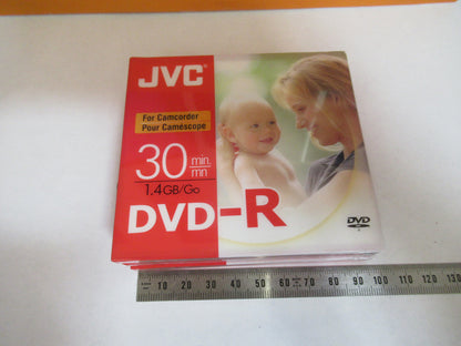 JVC DVD-R Camcorder 30 min 1.4 GB Go Discs Camera Pack of 3  R7-A-64
