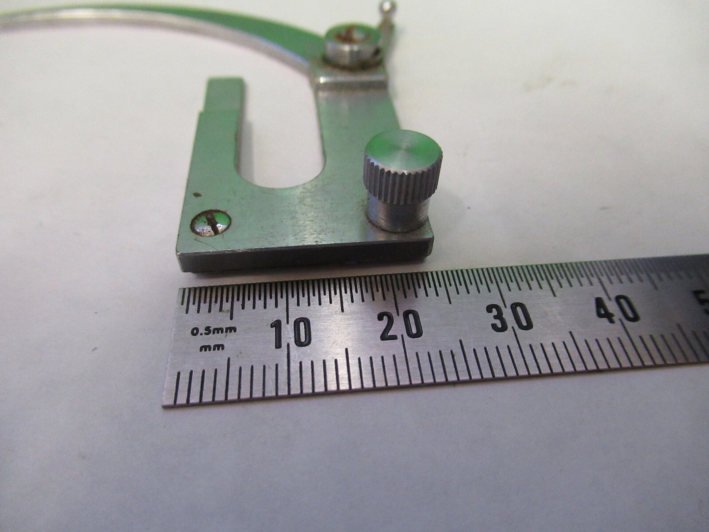 OLYMPUS JAPAN CLIP STAGE MICROSCOPE PART AS PICTURED 82-A-57