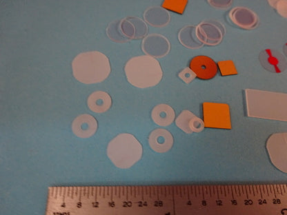 Lot Quartz Crystal Piezoelectric Blanks Gold Plated Piezoelectric Sensor