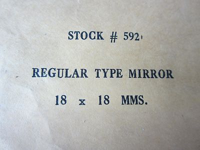OPTICAL MIRROR 18 mm X 18 mm LASER OPTICS BIN#34