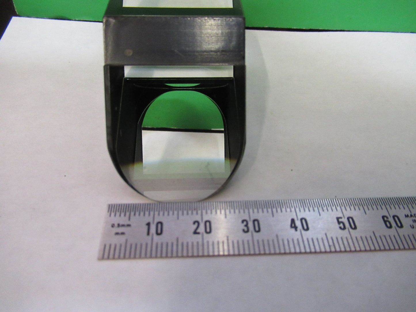 AUS JENA GERMANY HEAD GLASS PRISM OPTICS MICROSCOPE PART AS PICTURED T2-A-27