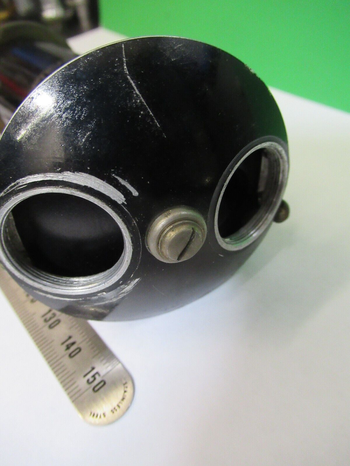 FÜR TEILE BAUSCH LOMB TUBUS + NASENSTÜCK MIKROSKOPTEIL WIE ABGEBILDET #W9-A-11