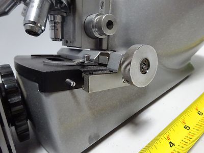 REICHERT AUSTRIA VISOPAN [broken micrometer] OPTICAL MICROSCOPE OPTICS BIN#TB2
