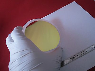 RARE SAPPHIRE WAFER COATED WITH PLATINUM + BST tunable capacitor , as is BIN#1C