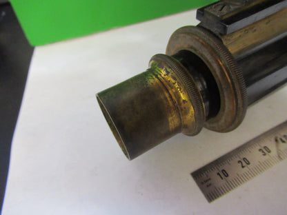 Antique Brass Bausch & Lomb Tubus Microscope Part