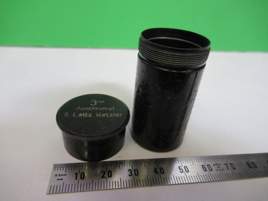 Microscope Part Ernst Leitz Antique Objective Canister