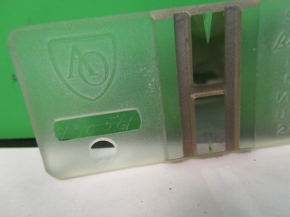 SPENCER AO  NEUBAUER BRIGHT-LINE SLIDE MICROSCOPE PART AS PICTURED X2-A-50