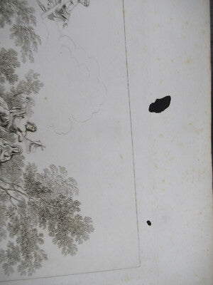ANTIQUE ETCHING ITALIA ROME CIRCA 1810 GASPARD DUGHET PIETRO PARBONI AS PIC vi