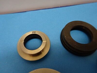 LOT OF ACCESSORIES for MICROSCOPE PARTS AS IS &90-A-19