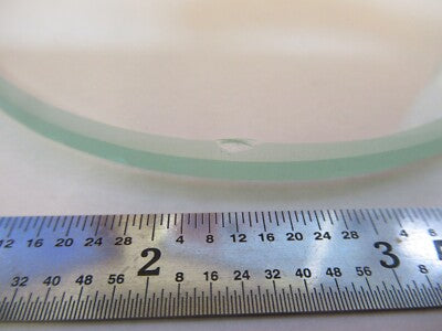 LARGE GLASS STAGE TABLE SPECIMEN MICROSCOPE PART AS PIC &A3-B-55
