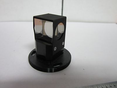 MICROSCOPE PART BEAM SPLITTER CUBE COATED OPTICS AS IS BIN#K2-23
