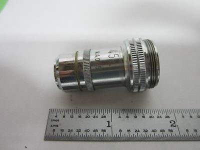 MIKROSKOPTEIL OBJEKTIV WOLFE WETZLAR DEUTSCHLAND 45X OPTICS AS IS BIN#Q8-64
