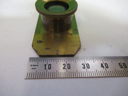 Antique Brass Compressor Stage France Microscope Part