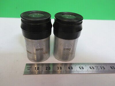 PAIR 12X SPENCER EYEPIECE OCULAR LENS MICROSCOPE PART AS PICTURED &Z9-A-73