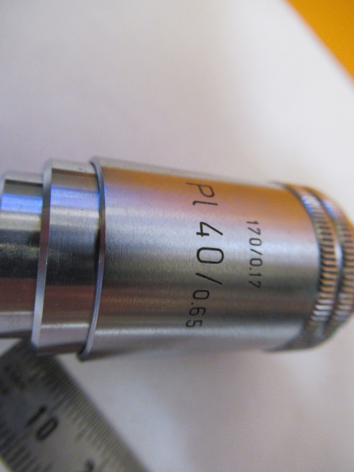 LEITZ WETZLAR 40X /170 OBJECTIVE LENS OPTIC MICROSCOPE PART AS PICTURED Y3-A-84