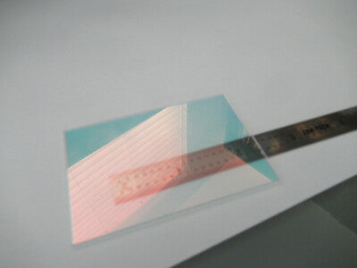 GOOD OPTICAL MIL SPEC COATED BK7 GLASS SHEET LASER OPTICS AS PICTURED &4B-FT-10