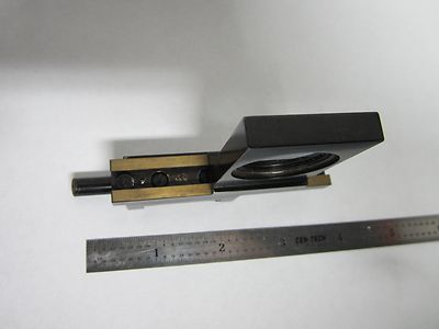 MICROSCOPE PART POLARIZER AUS JENA GERMANY OPTICS AS IS BIN#M3-86