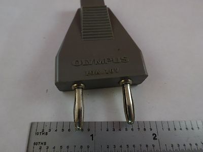 MICROSCOPE PART OLYMPUS JAPAN POWER ADAPTER PLUG 10A 10V AS IS BIN#N2-E-05