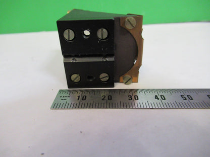 AUS JENA GERMANY BEAM SPLITTER OPTICS MICROSCOPE PART AS PICTURED T2-A-35
