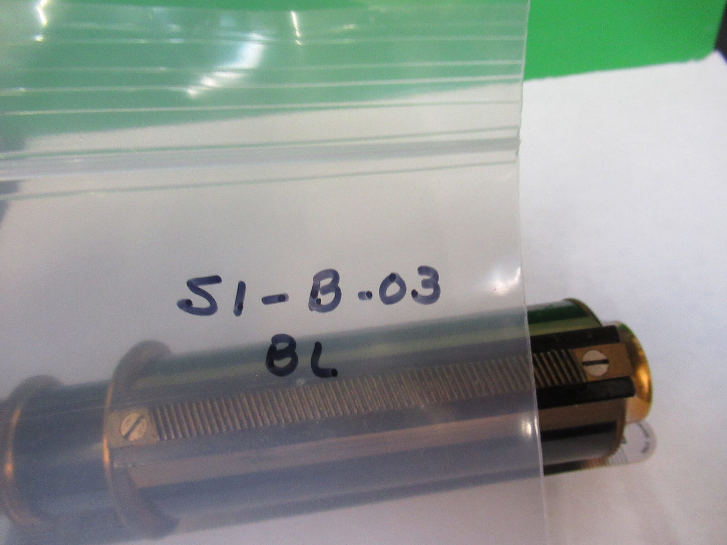 ANTIQUE BAUSCH LOMB TUBUS BRASS MICROSCOPE PART AS PICTURED S1-B-03