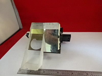 MICROSCOPE PART POLYVAR REICHERT LEICA ASSEMBLY PRISM HEAD OPTICS AS IS #V2-B-98