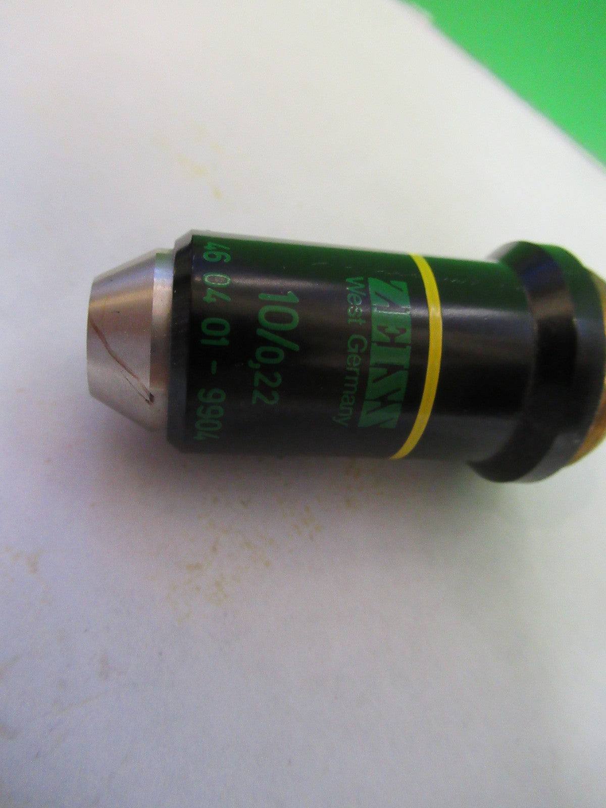 ZEISS GERMANY PH1 OBJECTIVE 10X  /160 OPTICS MICROSCOPE PART AS PICTURED U8-B-39