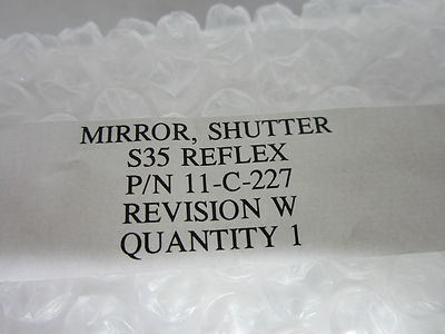 OPTICAL MIRROR SHUTTER S35 REFLEX LASER OPTICS BIN#1