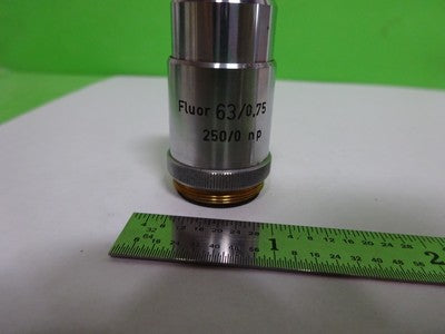 Microscope Part Objective Reichert Austria Fluor 63X Optics