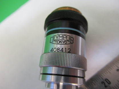 OLYMPUS OBJECTIVE  FL 100X IRIS OPTICS MICROSCOPE PART AS PICTURED &88-A-14