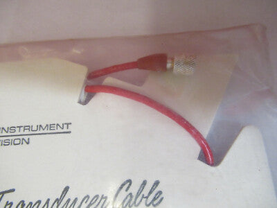 PCB ENDEVCO LOW NOISE CABLE 12in 3090A for accelerometer  AS PICTURED &Q1-FT-68