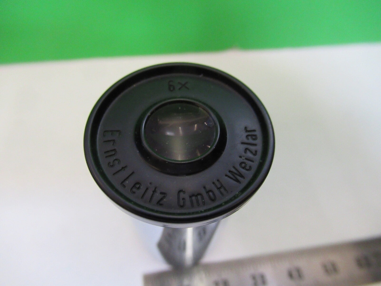 ERNST LEITZ GERMANY 6X OCULAR EYEPIECE LENS MICROSCOPE PART AS PICTURED H3-B-07