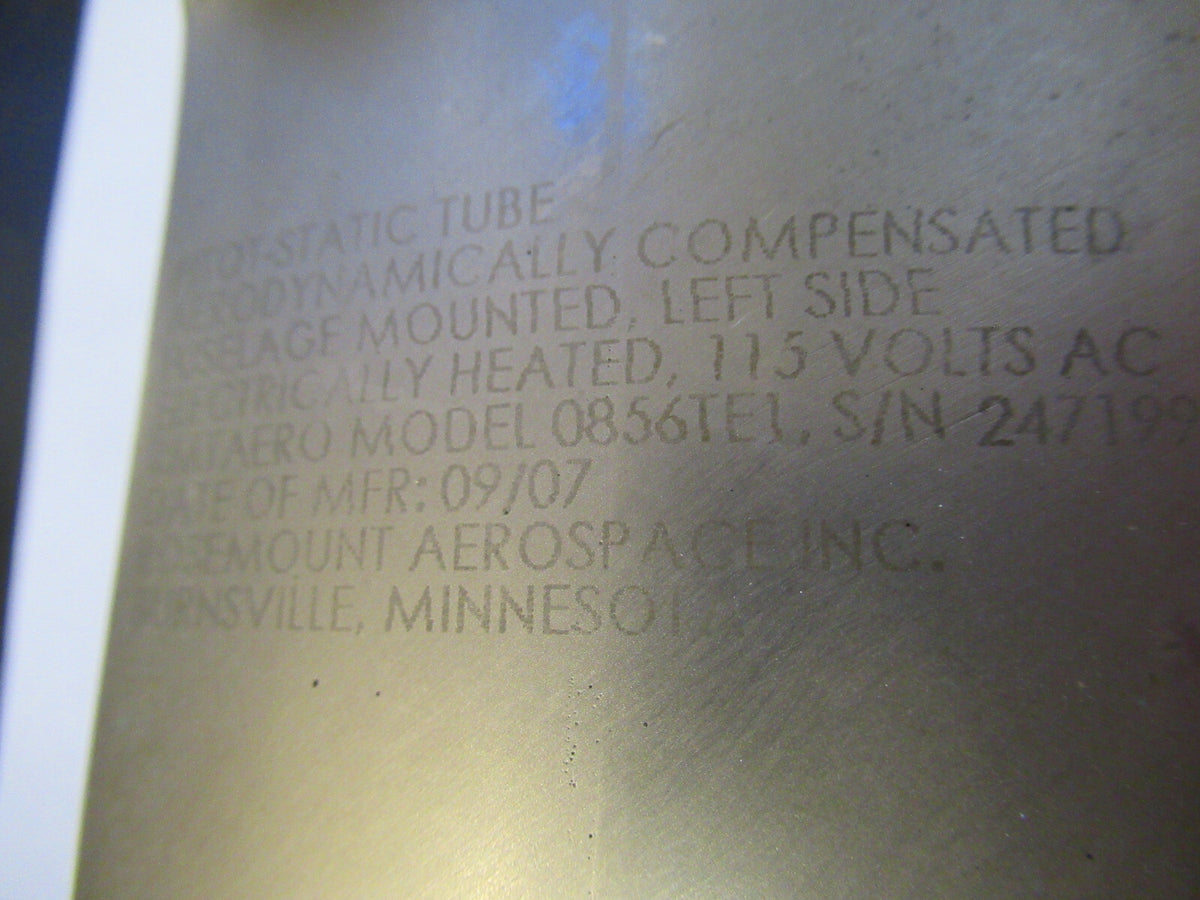 Aircraft Pitot Tube 0856TE1 Rosemount Aerospace Goodrich