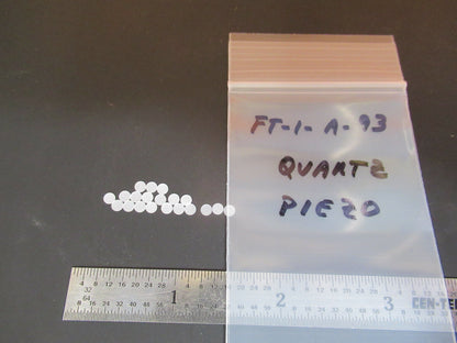 Lot Quartz X-cut Piezoelectric Blanks Unplated Ultrasonic Sensor