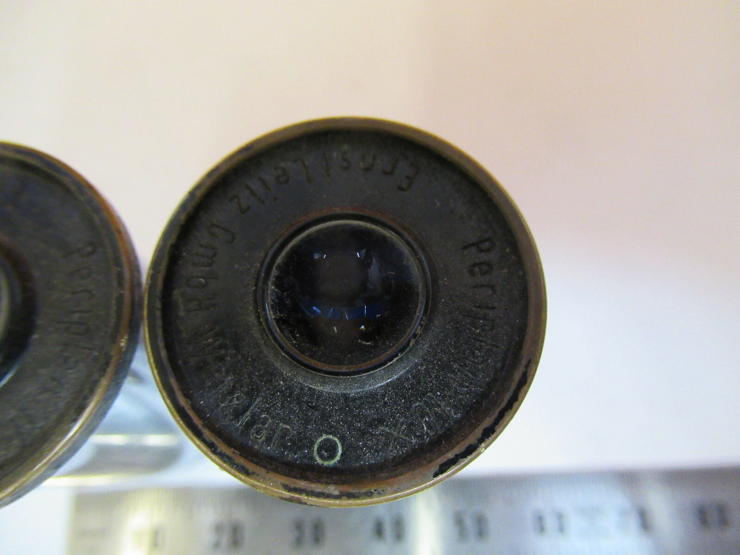 Antique Ernst Leitz Eyepiece 10X Pair Microscope Part