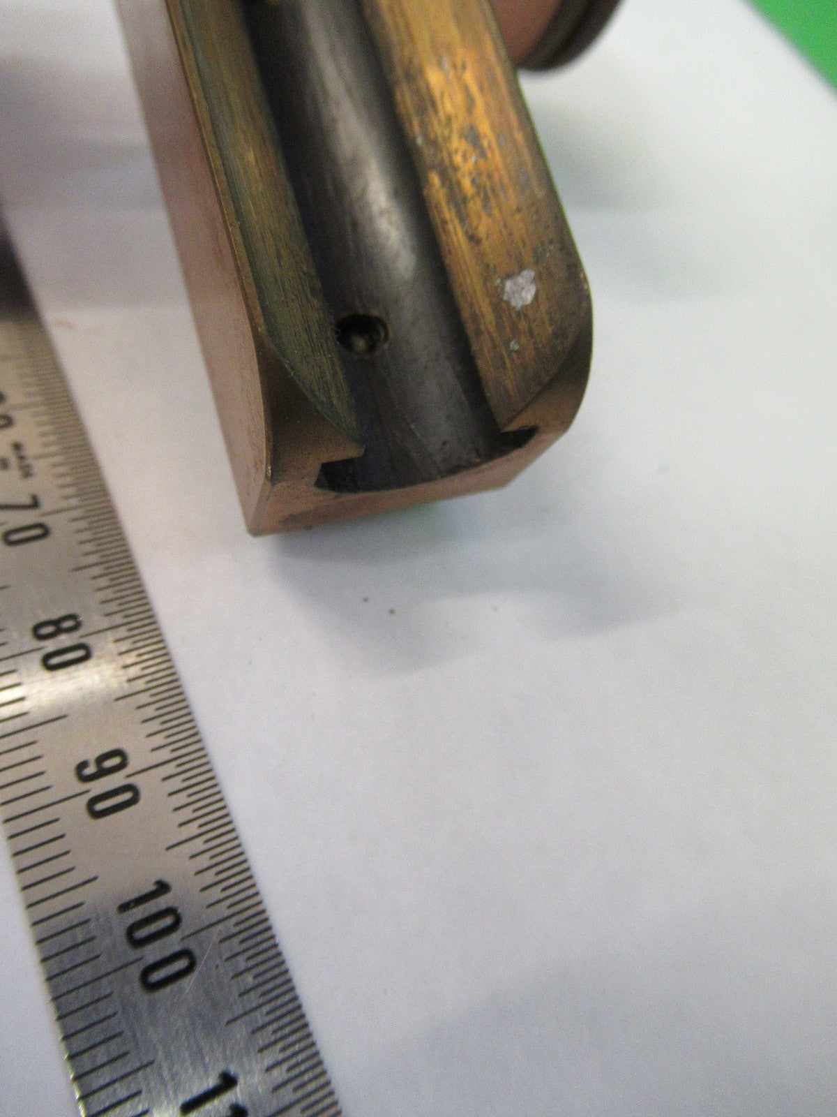 ANTIQUE BRASS BAUSCH LOMB KNOBS MACRO ADJUST MICROSCOPE PART AS PICTURED Y3-B-40