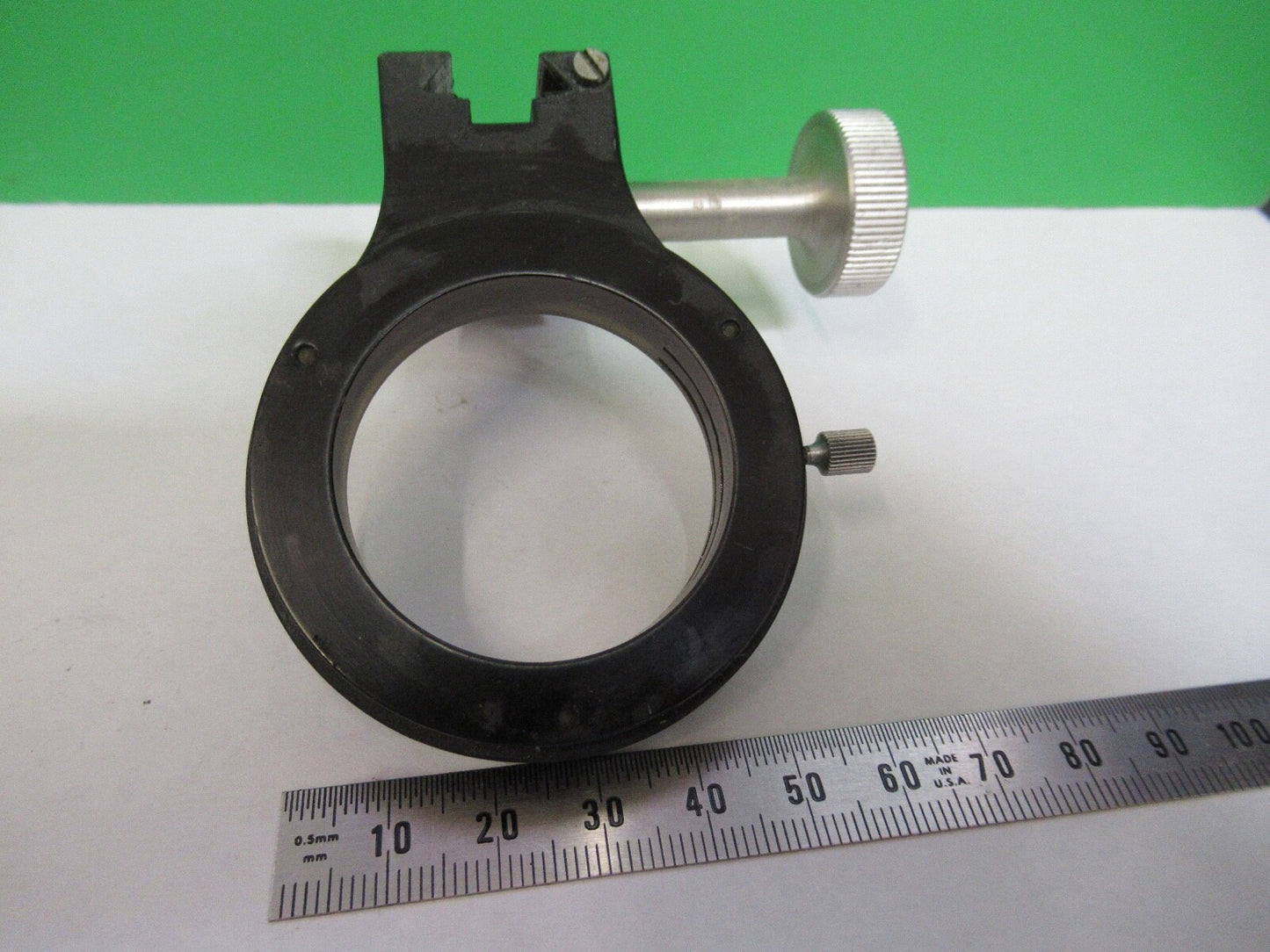 BAUSCH LOMB condenser holder ASSEMBLY OPTICS MICROSCOPE PART AS PIC  G5-A-111