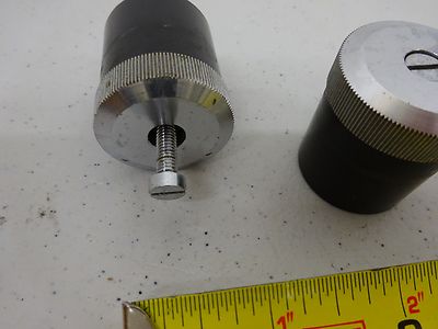 MICROSCOPE PART VICKERS ENGLAND UK SET OF KNOBS AS IS BIN#C8-E-04