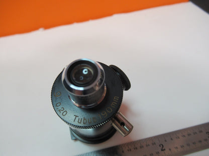 ANTIQUE RARE ZEISS OBJECTIVE 9 POL OPTICS MICROSCOPE PART AS PICTURED &A7-A-88