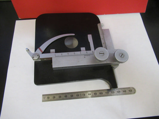 Ernst Leitz Wetzlar Xy Stage Table Specimen Microscope Part