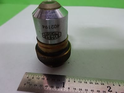 FOR PARTS MICROSCOPE OLYMPUS M10 OBJECTIVE  JAPAN OPTICS BIN#K1-M-17