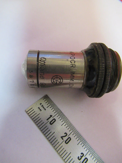 OFFICINE GALILEO ITALY OBJECTIVE  MICROSCOPE PART AS PICTURED T1-A-65