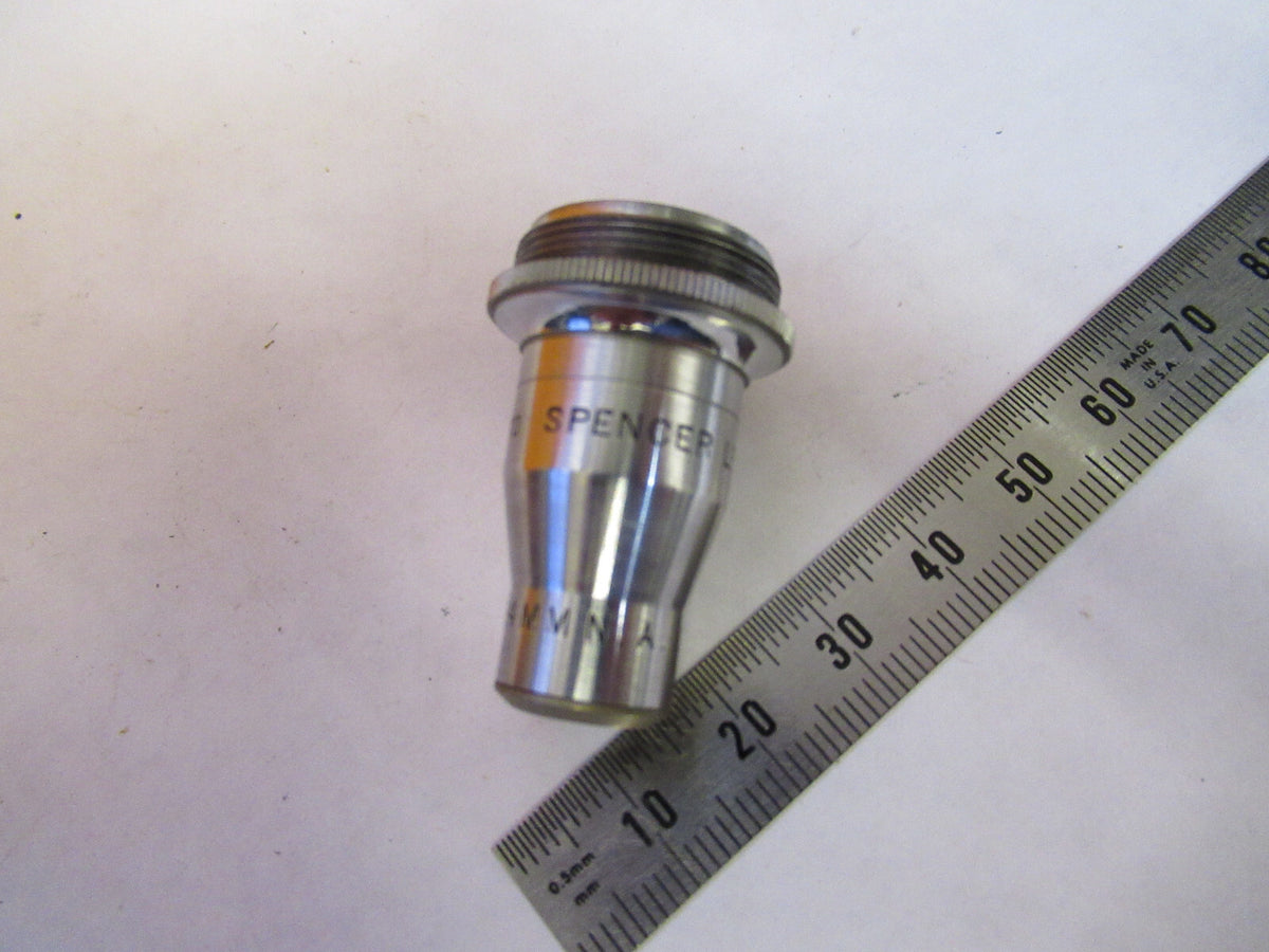 SPENCER 24mm OBJECTIVE LENS MICROSCOPE PART AS PICTURED Q9-FT-96