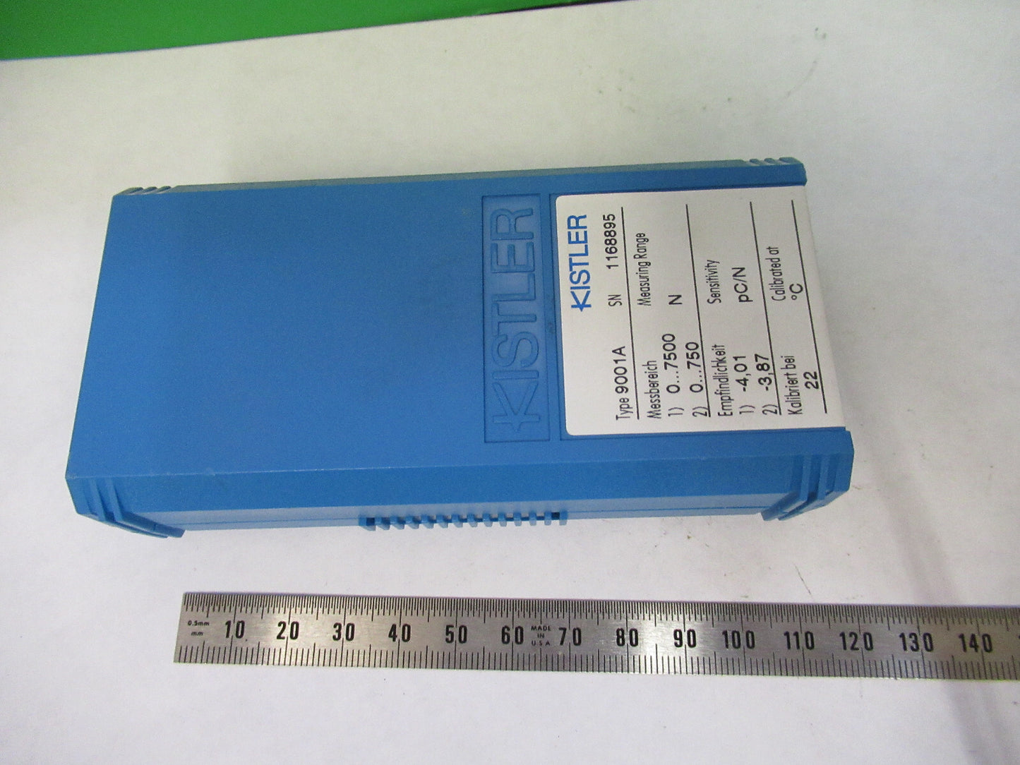 KISTLER 9001A SWISS MINIATURE FORCE SENSOR PIEZOELECTRIC AS PICTURED X2-A-01