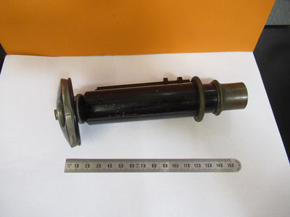 Antique Bausch & Lomb Brass Tubus + Nosepiece Microscope Part