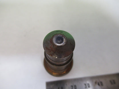 ANTIQUE BRASS BAUSCH LOMB OBJECTIVE 44X MICROSCOPE PART AS PICTURED G8-A-44